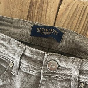 Hatem Sayki tan jeans 30 waist slim fit